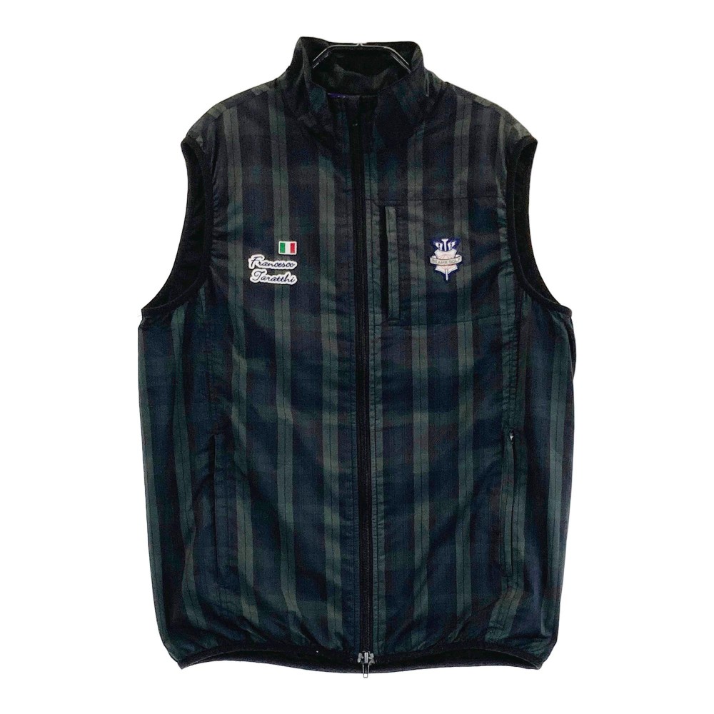 BEAMS GOLF チェック柄 ナイロンベスト BEAMS GOLF チェック柄