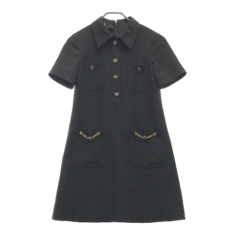 楽天市場】GUCCI グッチ 661672 半袖ワンピース ダブルG チェーン