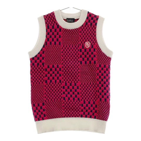 楽天市場】PEARLY GATES パーリーゲイツ ニットベスト ピンク系 0