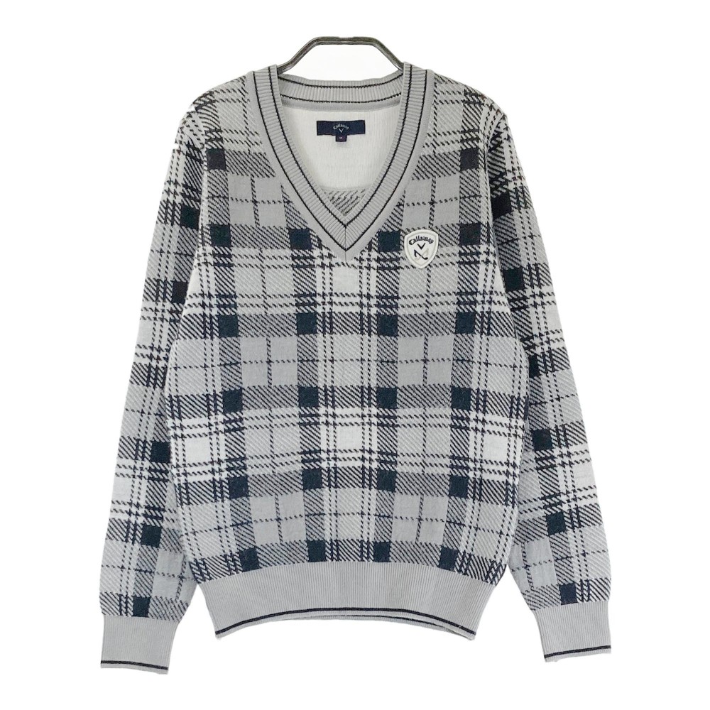 楽天市場】CALLAWAY キャロウェイ Vネック ニット セーター チェック柄