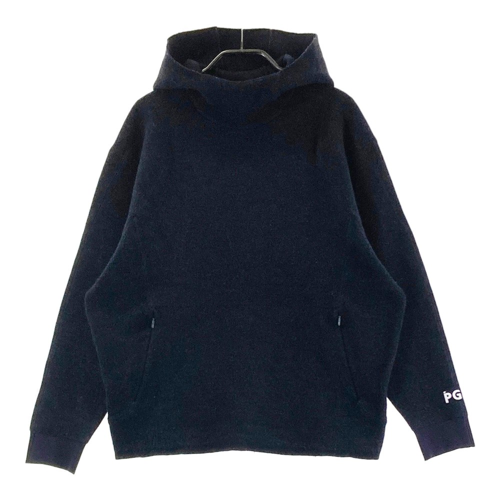 449 パーリーゲイツ 定価49,500円 カシミヤニットパーカー 紺 0 S 449