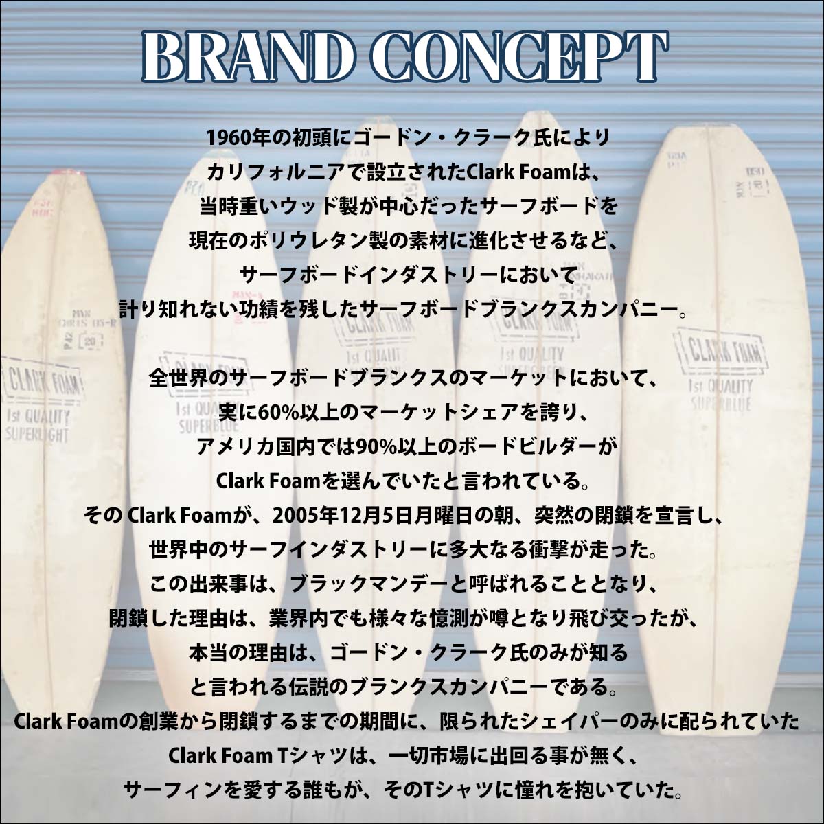 楽天市場】Clark Foam クラークフォーム ニットケース レトロ 6'3