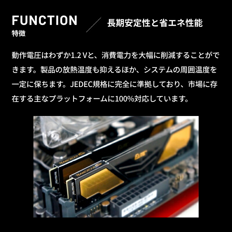 楽天市場】【数量限定再入荷】DDR4 デスクトップ用メモリ 32GB (16GB×2