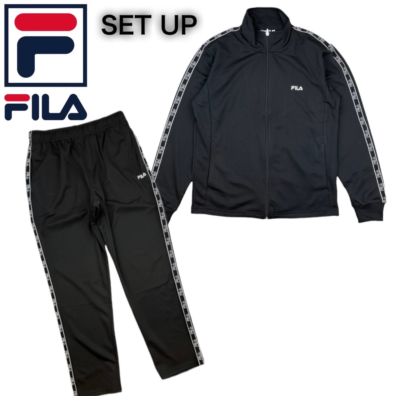 楽天市場】フィラ Fila ジャージ 上下 セットアップ メンズ 部屋着