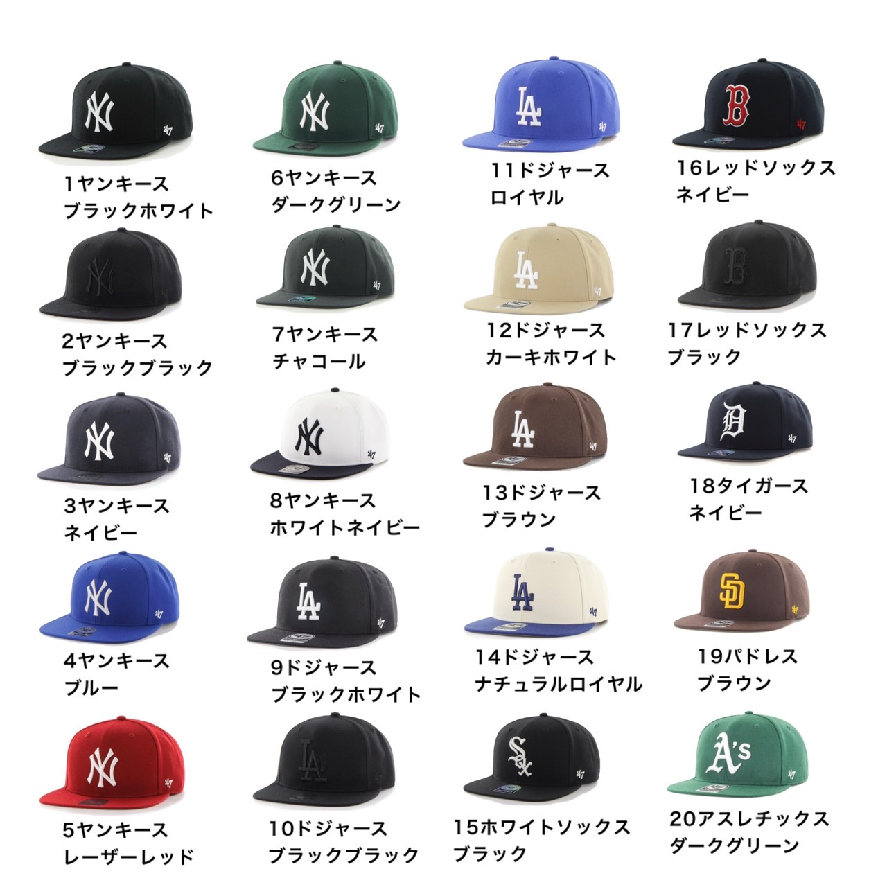 楽天市場】47 キャップ LA ヤンキース NYY ドジャース キャプテン