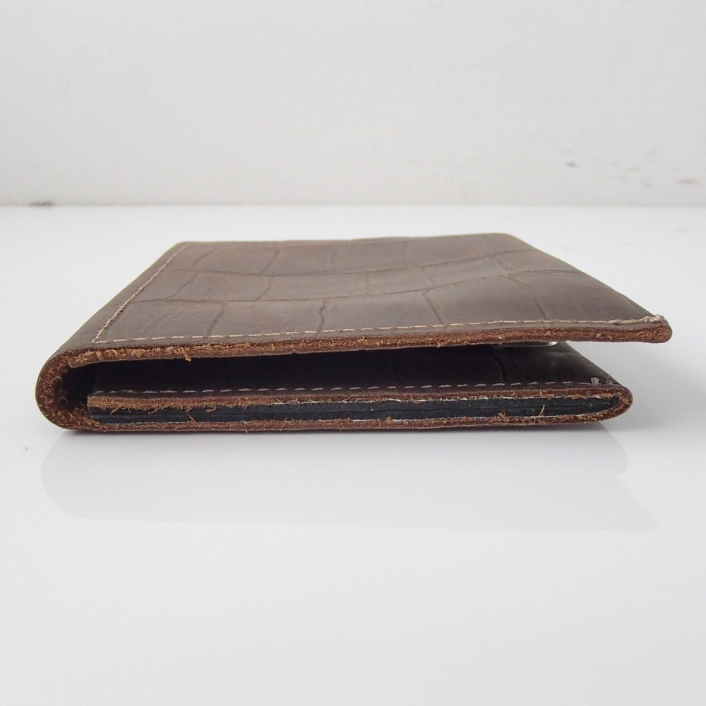 楽天市場】Paul Harnden【ポールハーデン】 クロコ型押しレザー 二