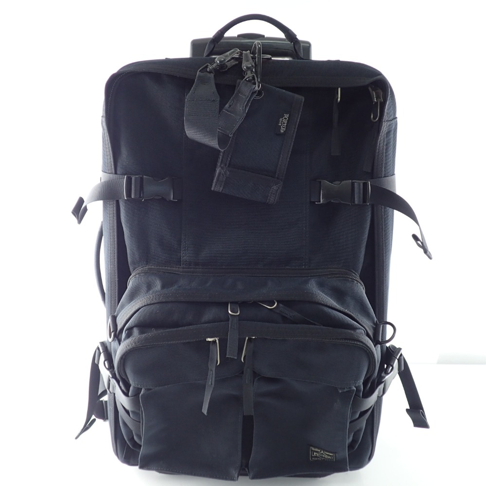 希少】PORTER ポーター トリップ ブラック キャリーバック 鍵付き 希少