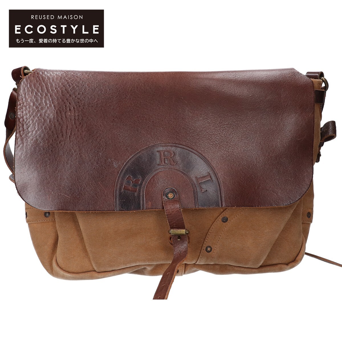 RRL (ダブルアールエル LEATHER MAIL BAG レザーメールバッグ