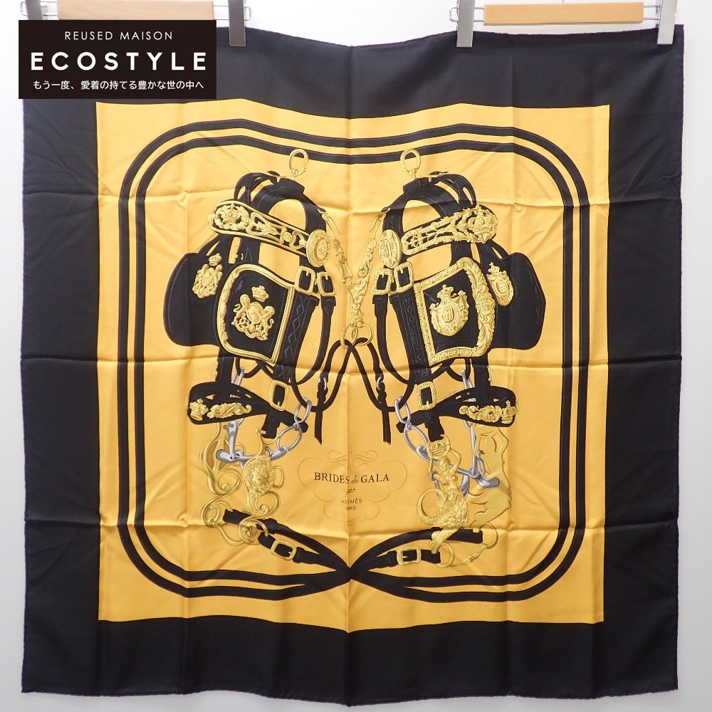 楽天市場】HERMES エルメス カレ90 BRIDES de GALA ブリッド・ドゥ