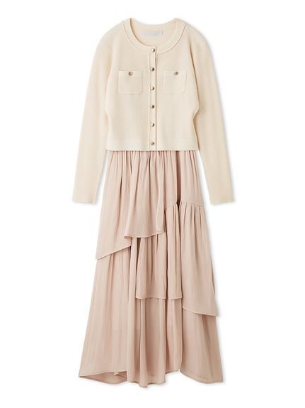 CELFORD｜アシメヘムドレス&トリムリブカーデ | Rakuten Fashion(楽天