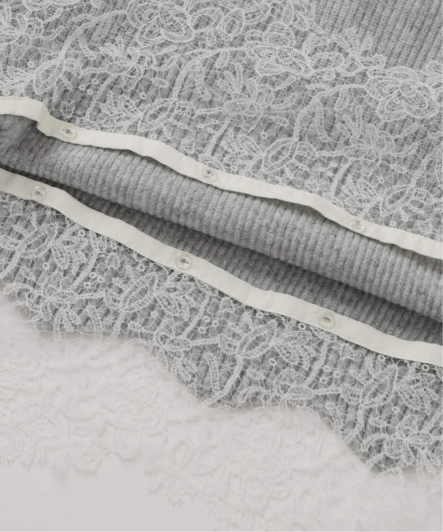 La Totalite｜【洗える】オフネックレースニット | Rakuten Fashion