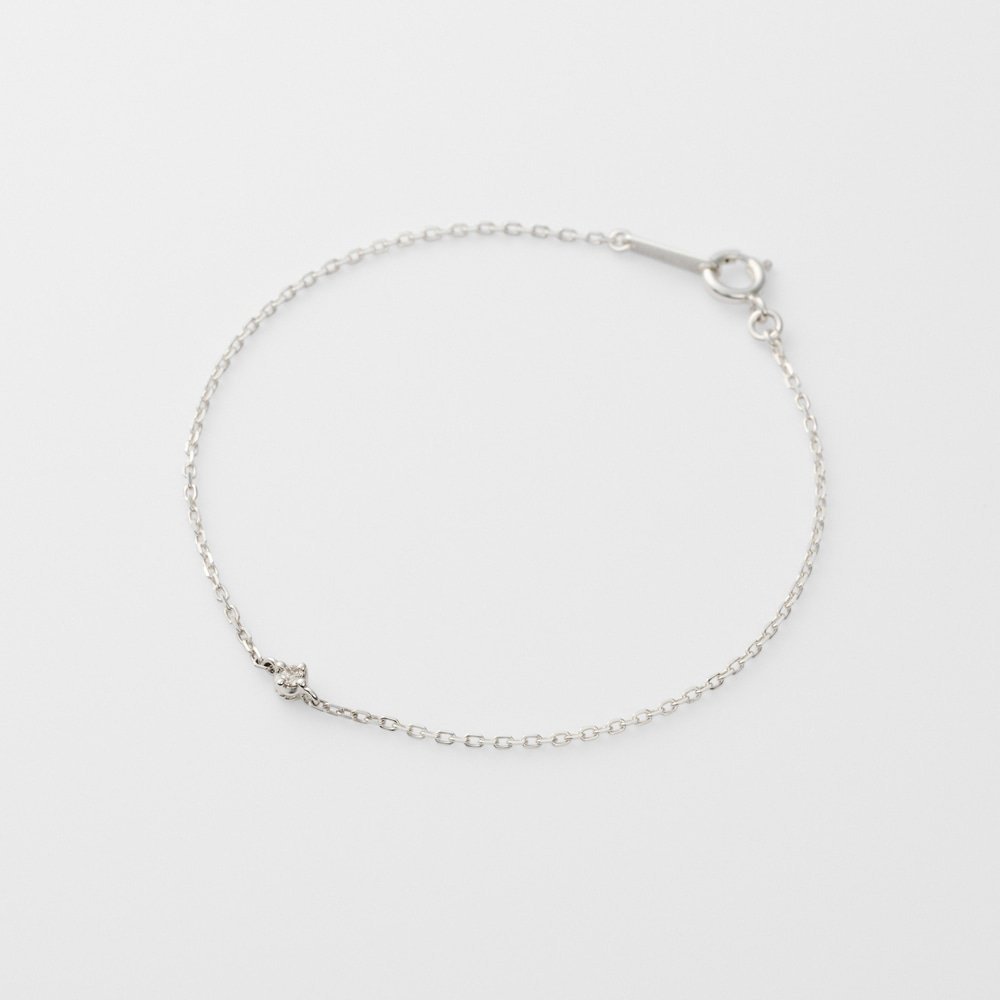 agete｜シルバーダイヤモンドブレスレット(0.03 ct) | Rakuten Fashion
