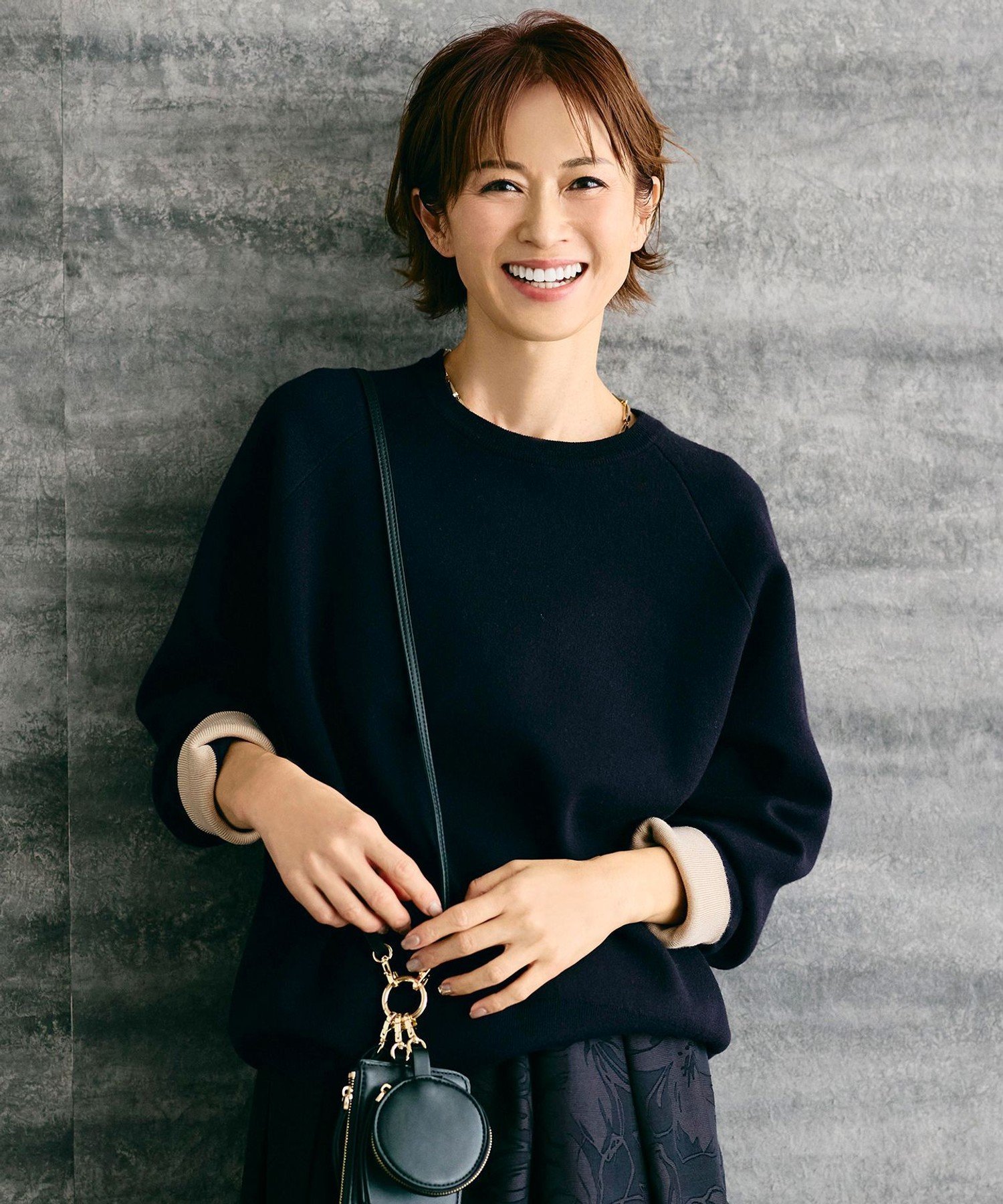 自由区｜【カタログ掲載】スムージーラグランスリーブ ニット