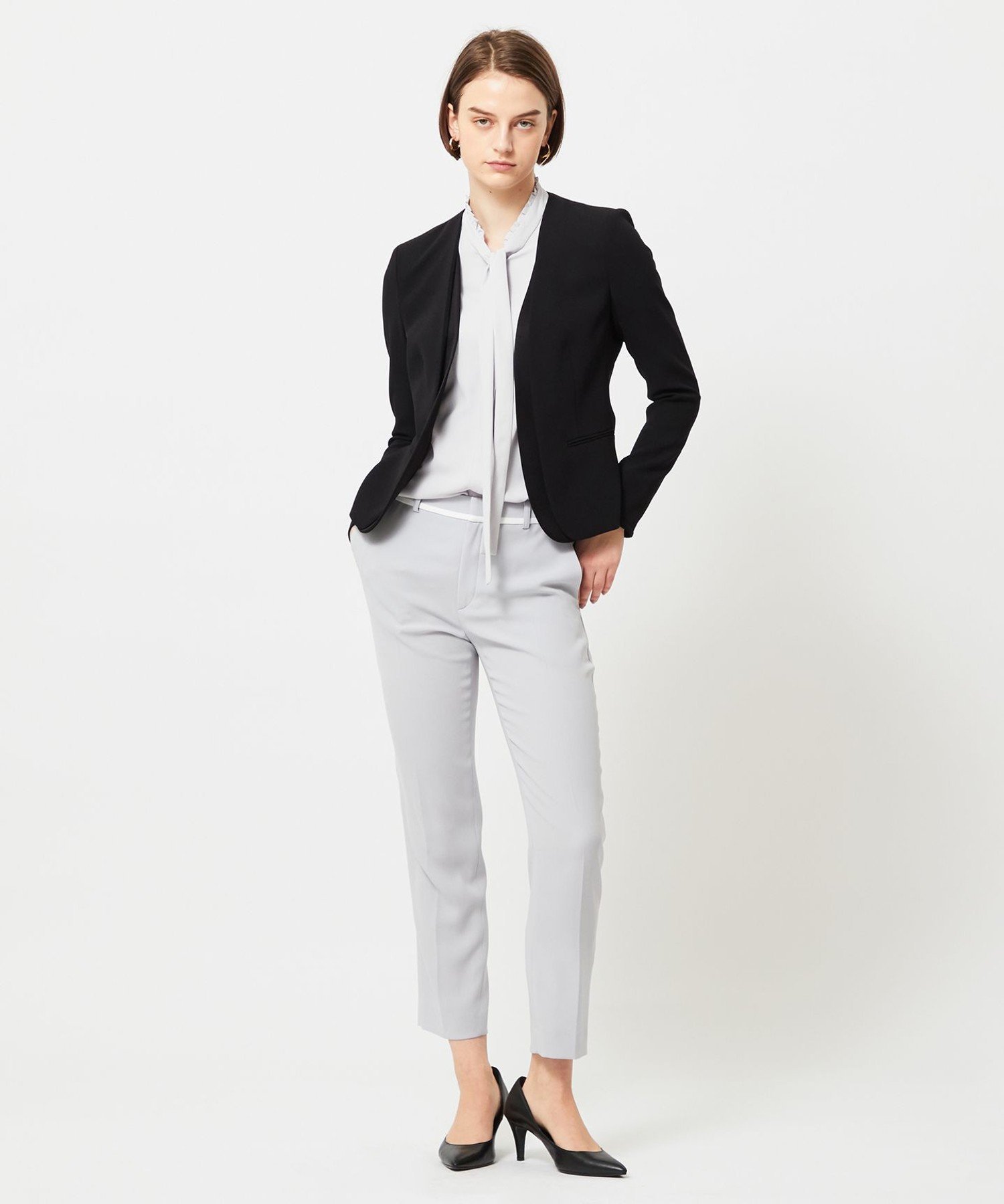 BEIGE,｜CINDY / ダブルカラージャケット | Rakuten Fashion(楽天