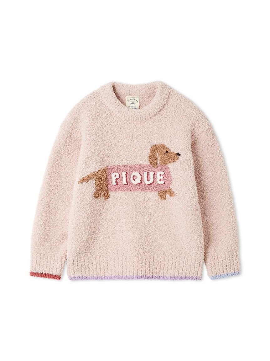 gelato pique｜【KIDS】ベビモコダックスフンドジャガードプルオーバー