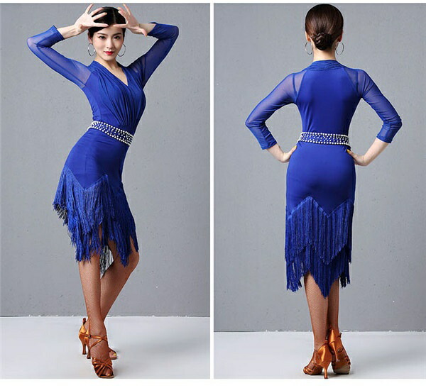 楽天市場】社交ダンス衣装 社交ダンス ドレス 社交 ダンス練習着