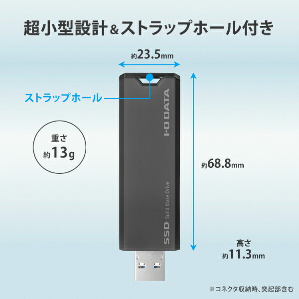 楽天市場】アイ・オー・データ I-O DATA スティック型外付SSD 1TB SSPS