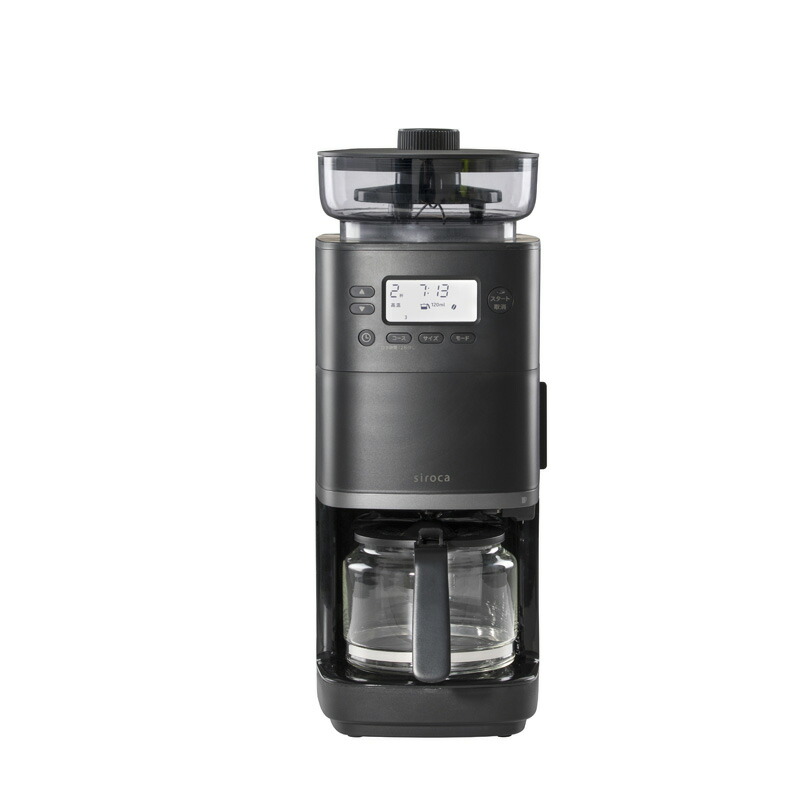 楽天市場】シロカ siroca コーン式全自動コーヒーメーカー カフェばこ