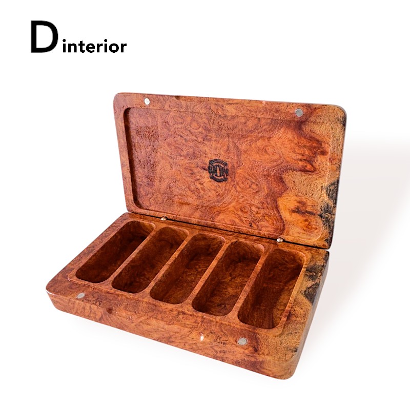 楽天市場】花梨 ルアーケース 5ポケット プレーン ソリッド 釣り