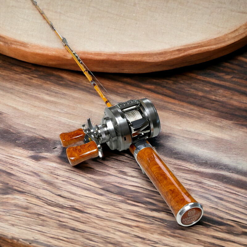 楽天市場】シマノ専用 Aタイプ リールハンドル ノブ 花梨 リールノブ