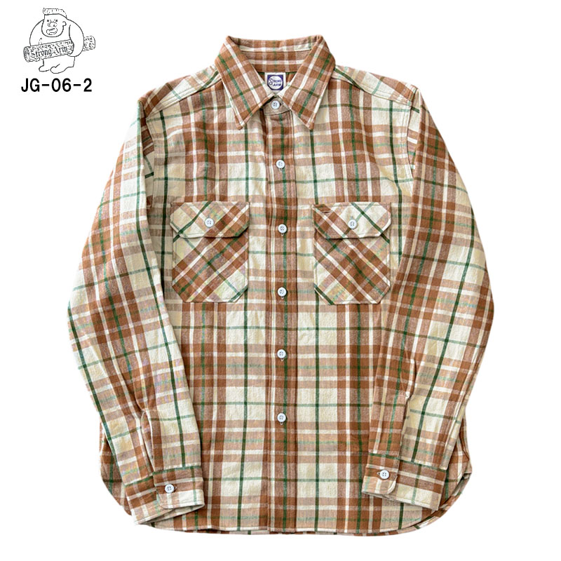 楽天市場】【John Gluckow】ジョングラッコー フランネルシャツ Lot JG