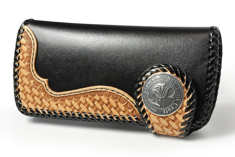 楽天市場】【サムライクラフト】 ロングウォレット A-2 バスケット