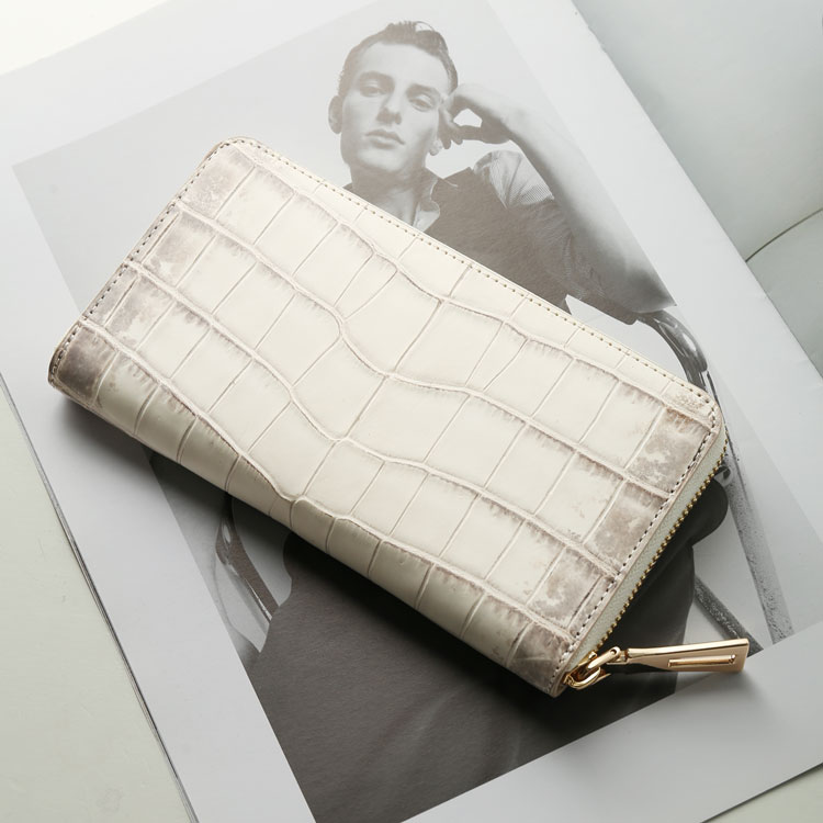 楽天市場】ヒマラヤクロコダイル ラウンドファスナー 長財布