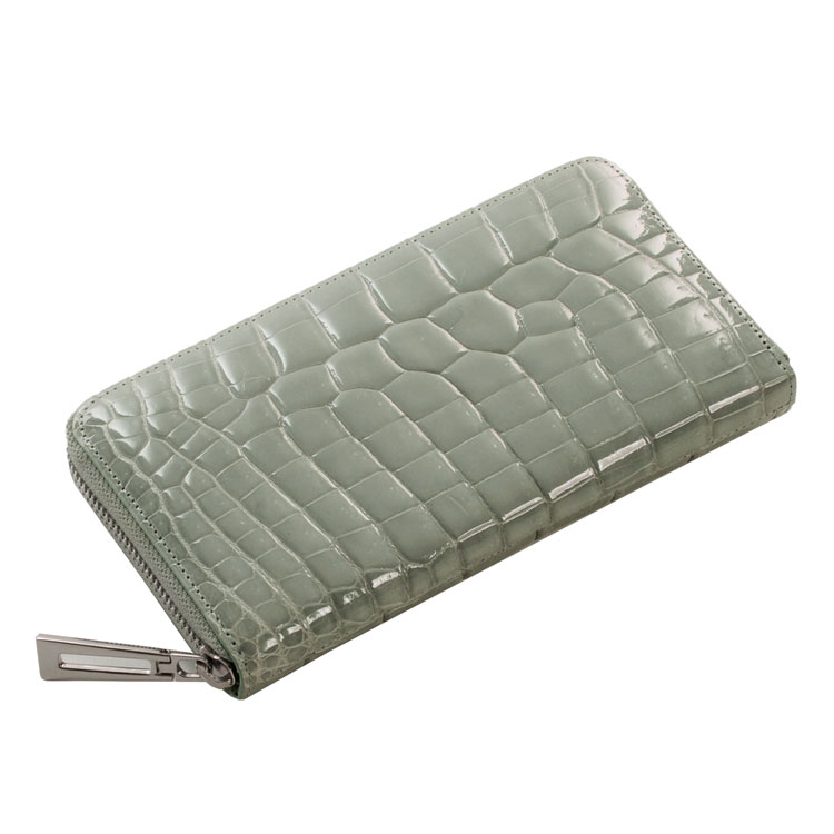楽天市場】クロコダイル 長財布 シャイニング 加工 レディース メタル