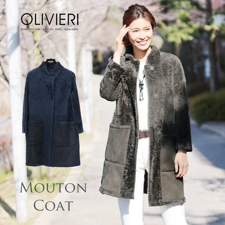 楽天市場】【40%offクーポン】トスカーナムートン コート ロング