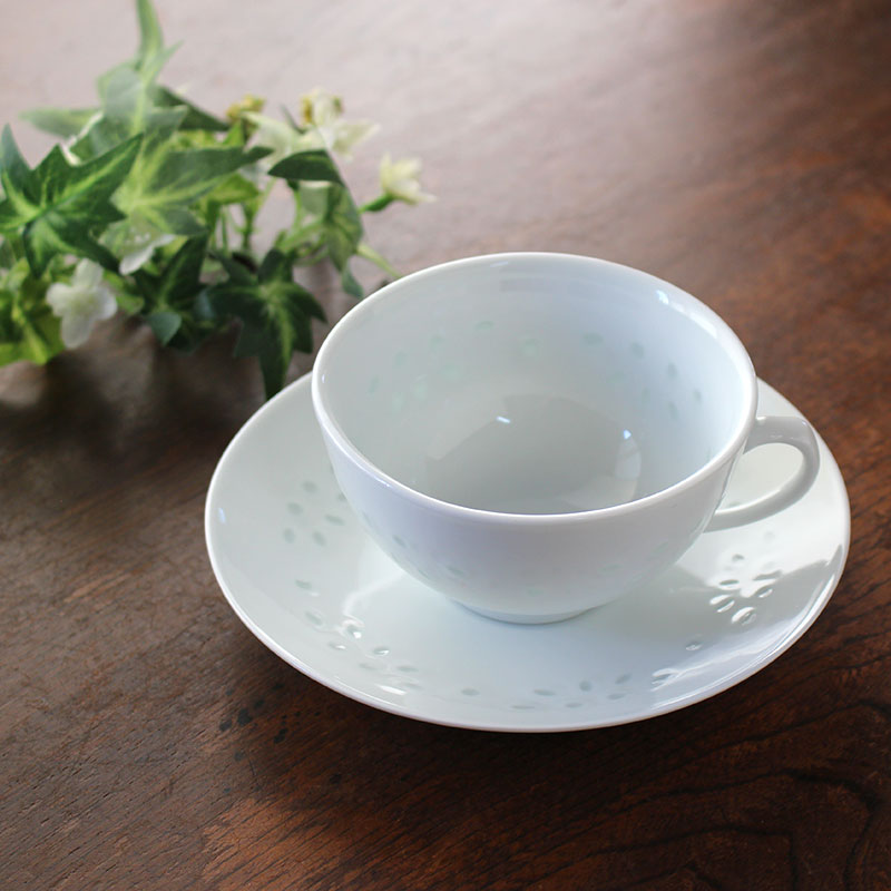 楽天市場】【アウトレット】景徳鎮ホタル焼き 手つきカップ&ソーサー