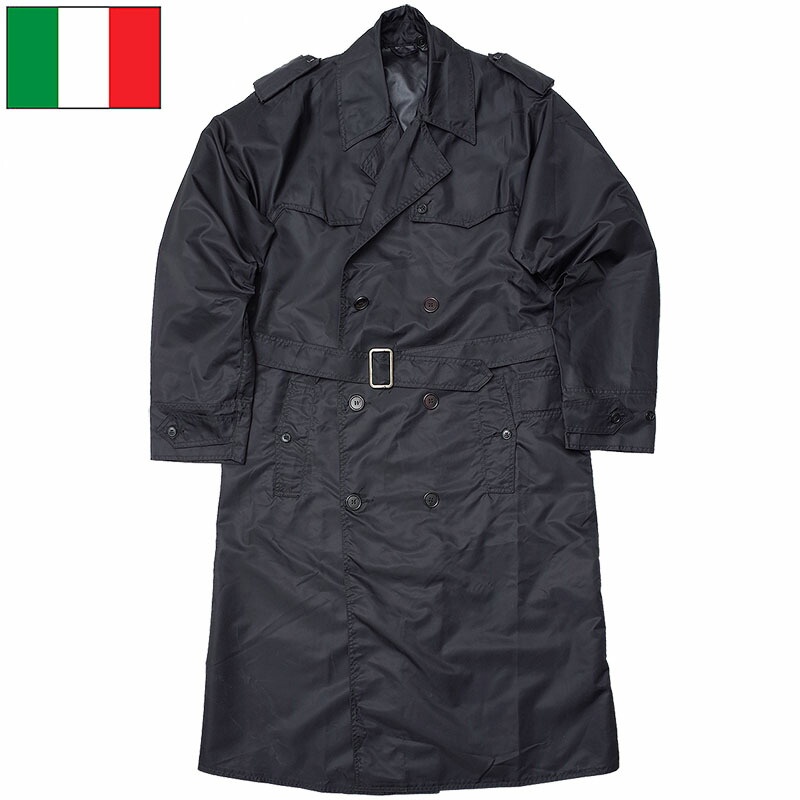 楽天市場】イタリア軍 NAVY ナイロン トレンチコート ネイビー デッド