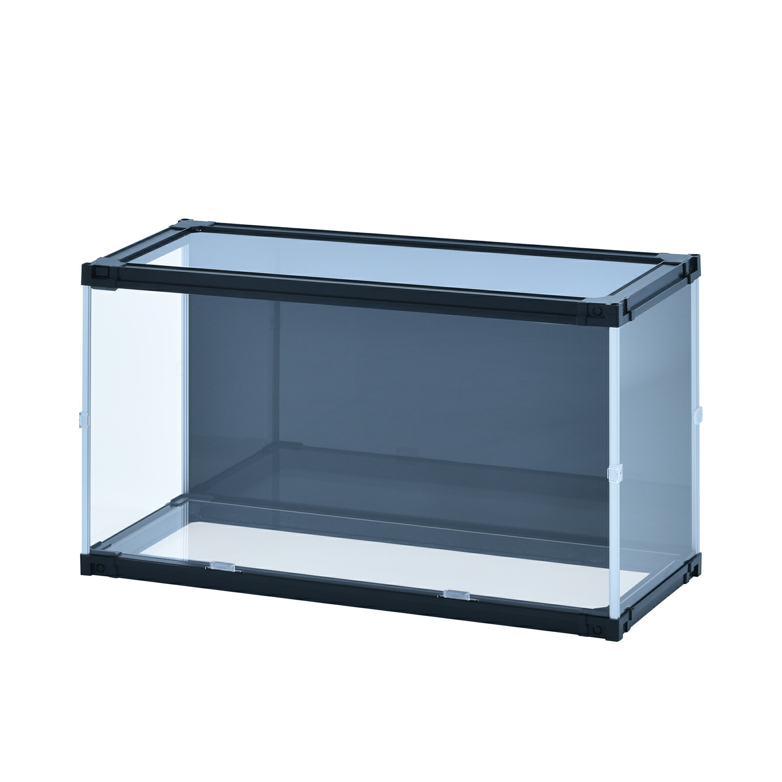 楽天市場】フィギュアケース uvカット 横長 積み重ね コレクション