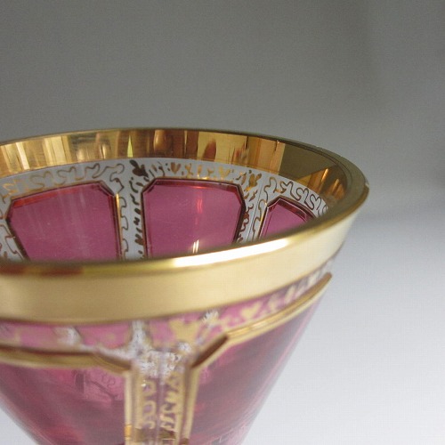 楽天市場】☆ボヘミアガラス エーゲルマン パネルグラス リキュール