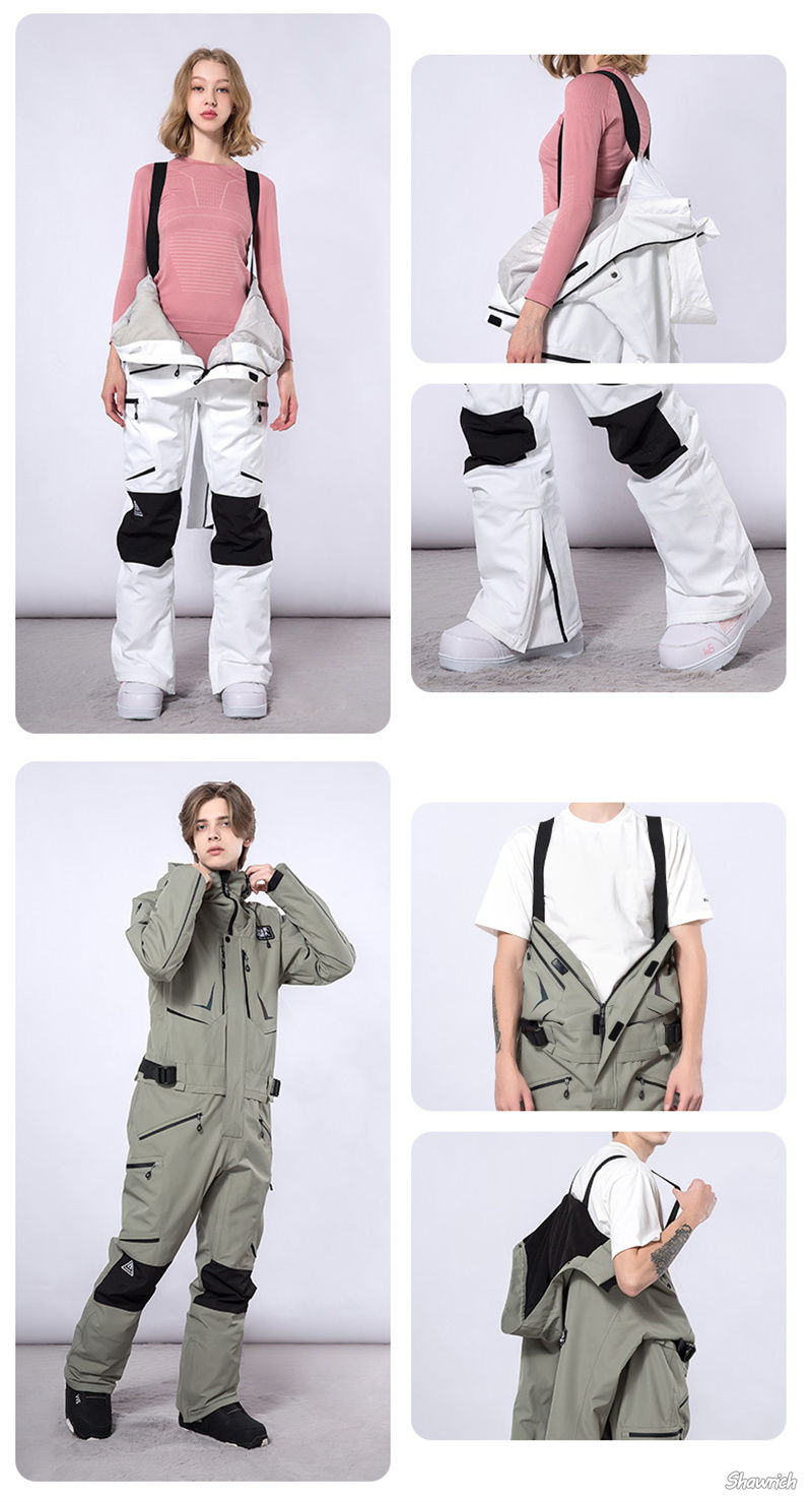 楽天市場】送料無料 スノーボードウェア つなぎ オールインワン 上下