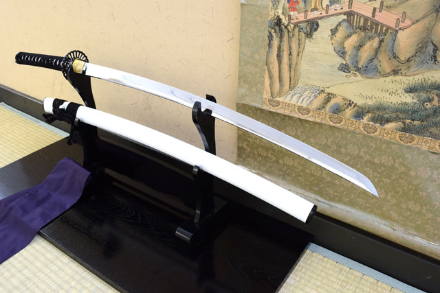 楽天市場】新名刀シリーズ 模造刀 沖田総司拵え 亜鉛合金刀身 （刀袋