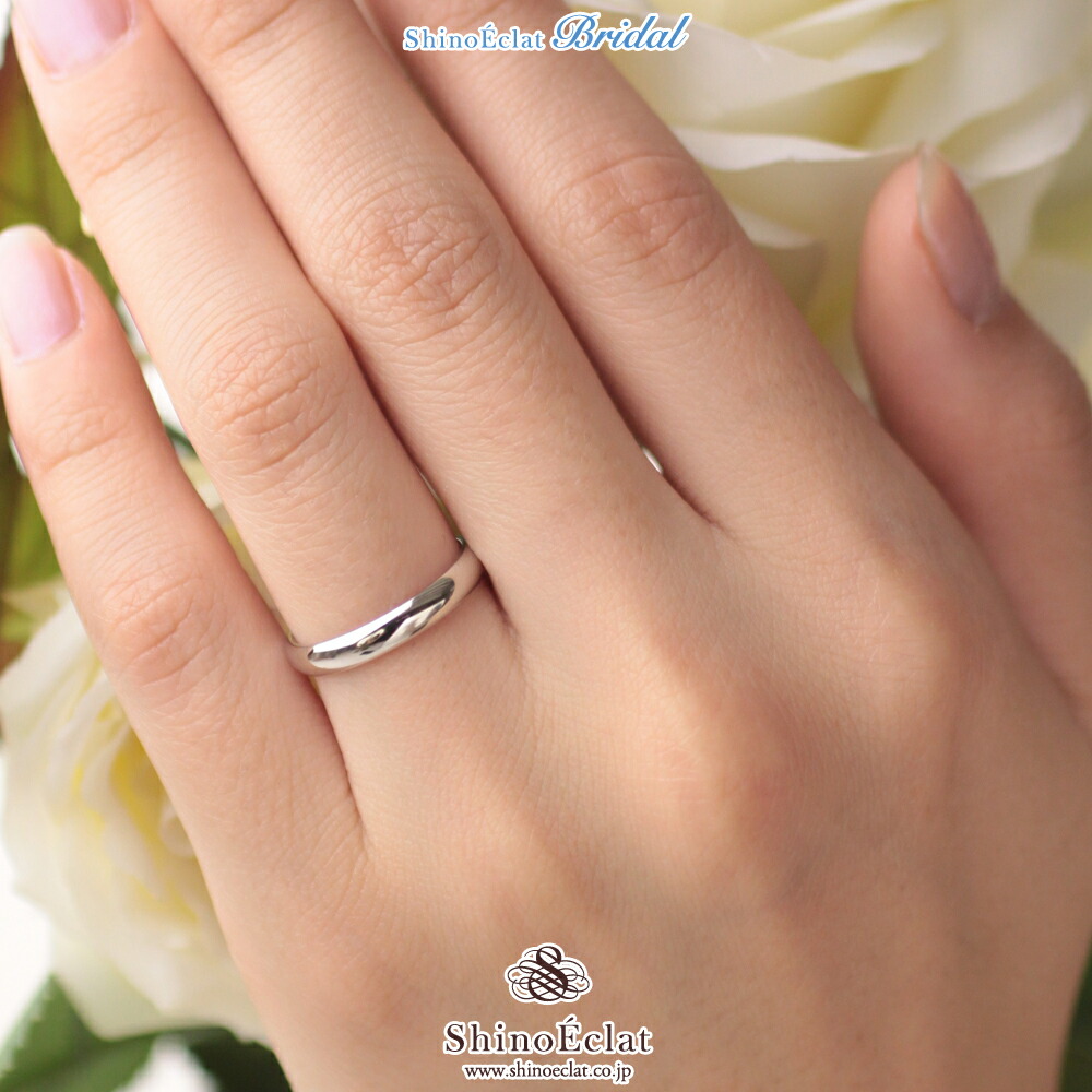 楽天市場】結婚指輪 プラチナ Pt950 スタンダード マリッジリング 3mm