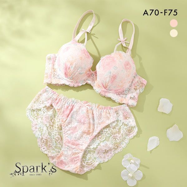 楽天市場】スパークス SPARKS フラワープリントコード ブラジャー