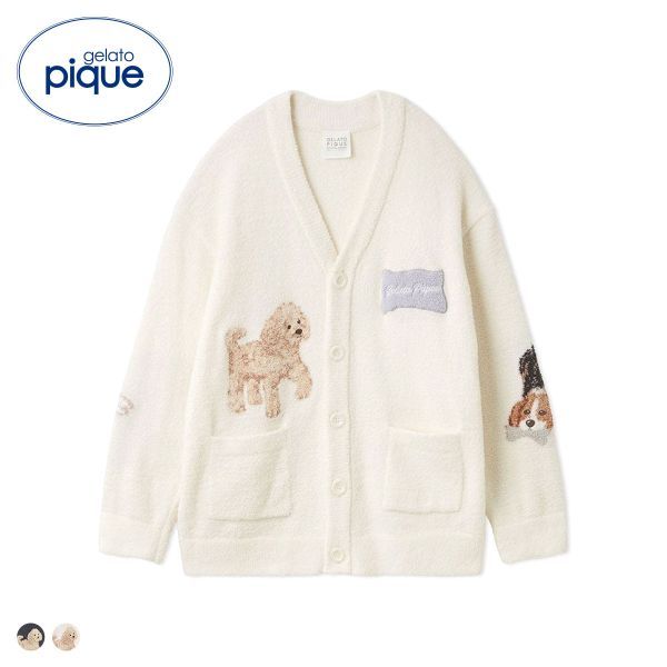 楽天市場】ジェラートピケ カーディガン（カラーホワイト）（ナイト