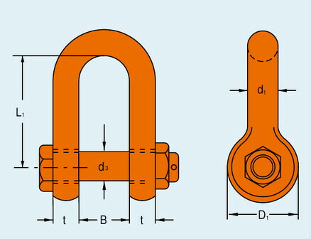 楽天市場】【TAIYO】大洋製器工業 軽量シャックル ボルト・ナット止め