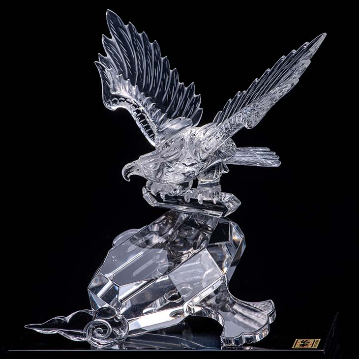 楽天市場】田中佑幸 甲州貴石細工『幸せ鷲掴み』証明書付 : 東京書芸館