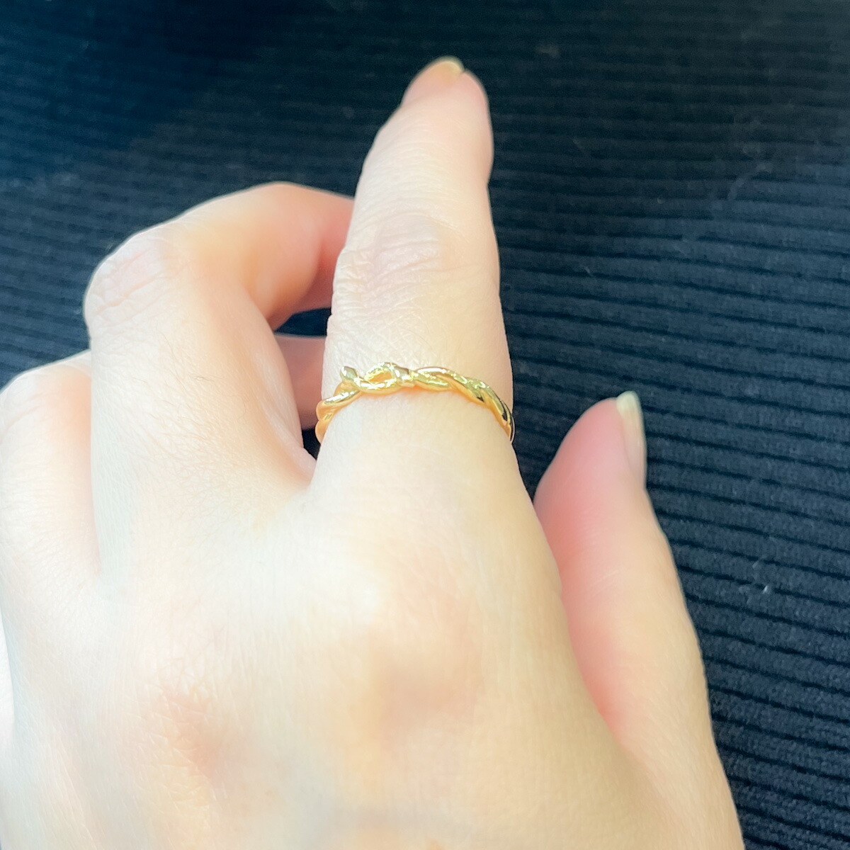 楽天市場】【受注生産】K18 リング スネーク モチーフ 2匹の蛇 18金