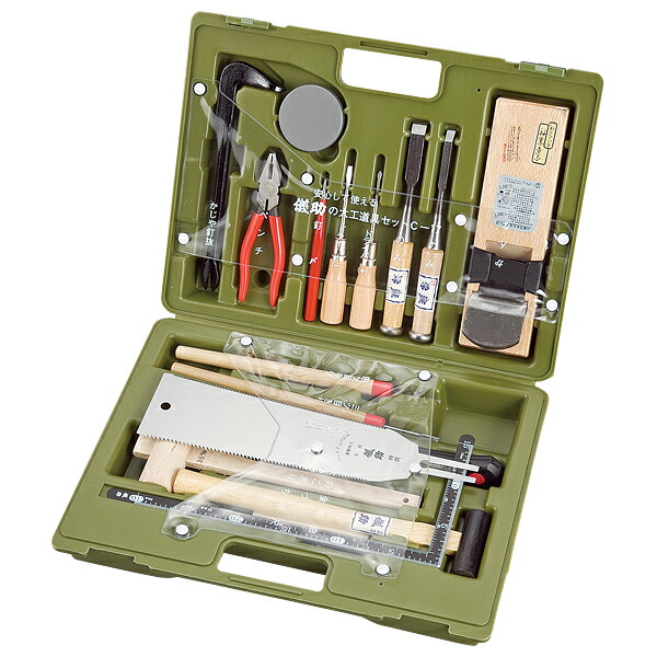 楽天市場】【送料無料】 大工道具 コンパクトセット C-17 日曜大工