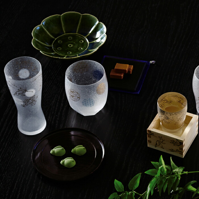 楽天市場】日本酒 盃 グラス ペアグラス ギフト 【 プレミアム 鳥獣