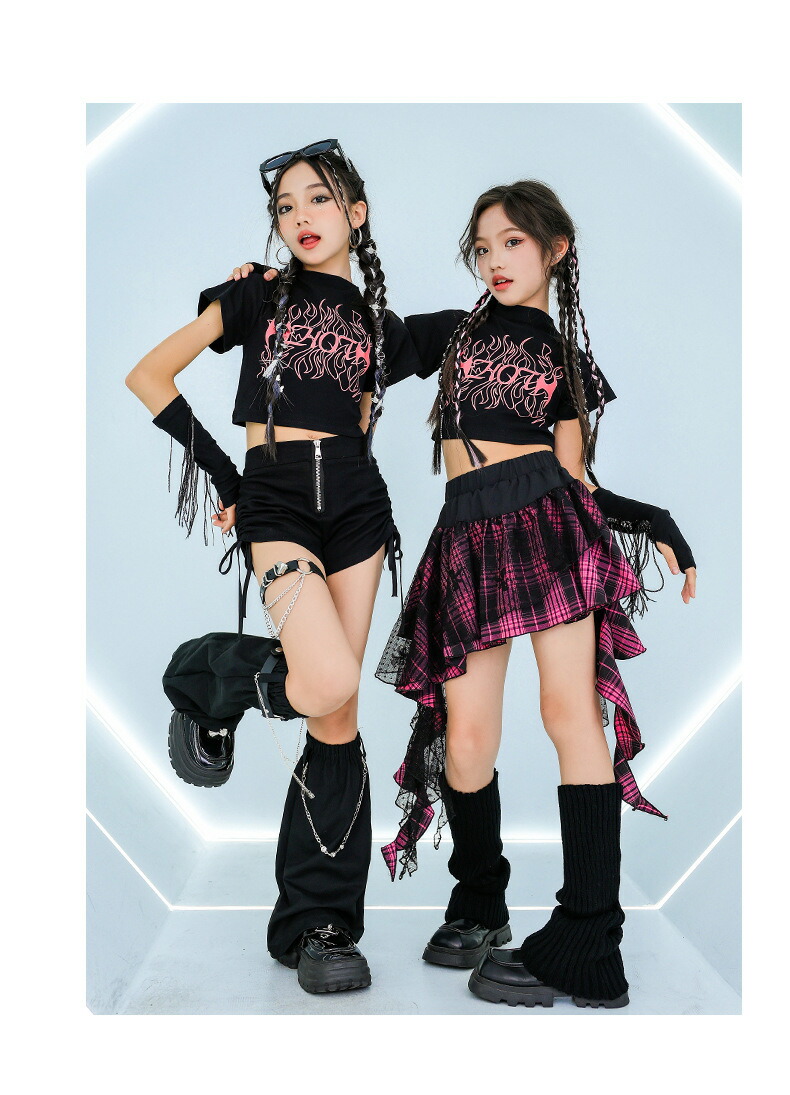 楽天市場】キッズダンス衣装 セットアップ ガールズ ヒップホップ