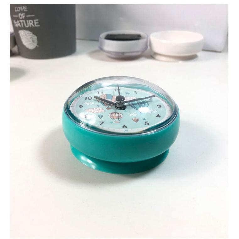 楽天市場】壁掛け時計 防水 吸盤付き 丸型 置き掛け兼用 非電波 ミニ