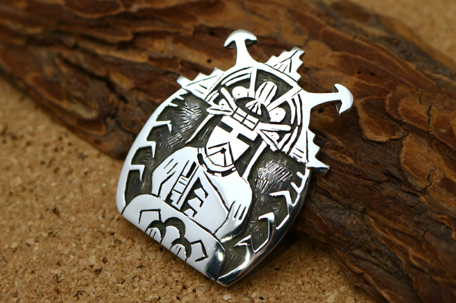 楽天市場】インディアンジュエリー ホピ族 シャラコ カチナ カチーナ