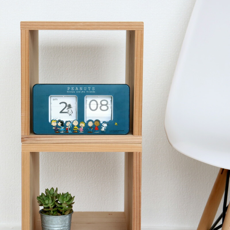 楽天市場】スヌーピー パタパタクロック 置き時計 掛け時計 時計