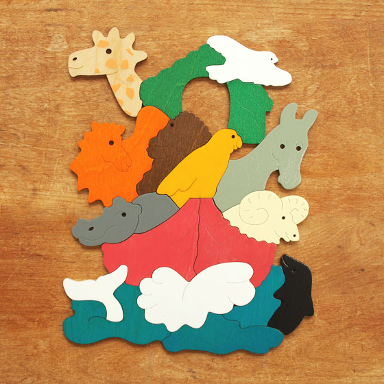 楽天市場】パズル 木製 おもちゃ 幼児 子供 知育玩具 オブジェ George