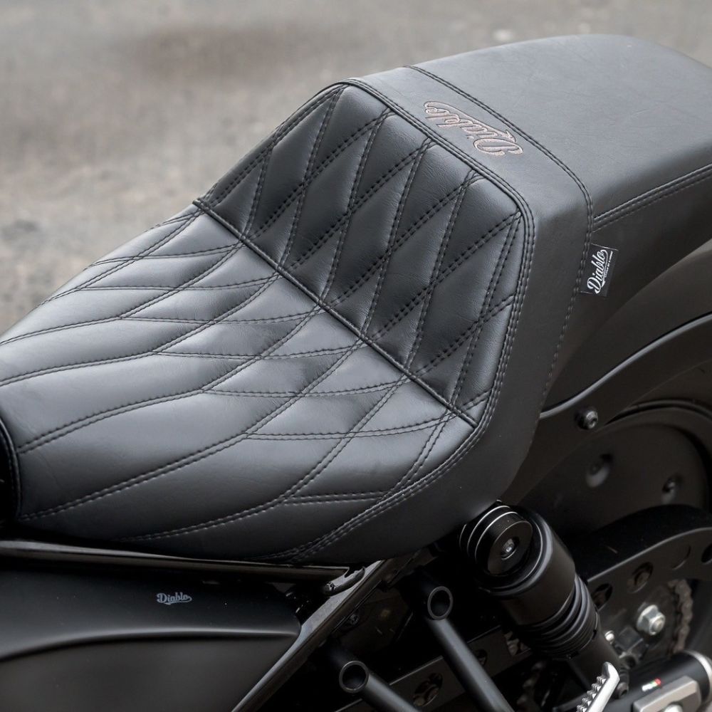 楽天市場】ホンダ レブル250/500交換用ロングシート RB0176/ Diabolus