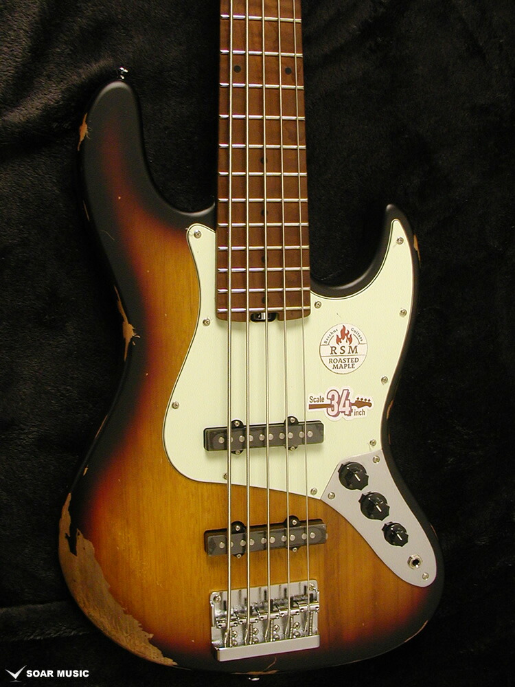 楽天市場】Bacchus バッカス WL5-AGED/RSM 5弦 エレキベース エイジド